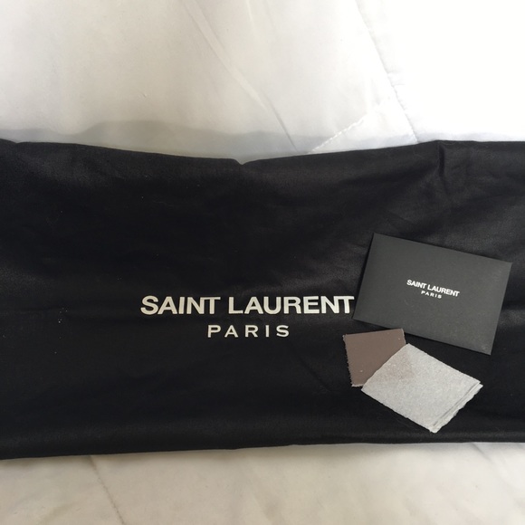 YSL Large Bo Monogram Satchel (Grey) - Picture 8 of 8